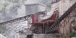 广西象州时产300吨的石灰石碎石生产线