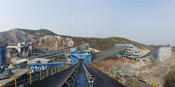 河南安阳中联时产2500吨石料生产线作业流程