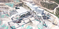 陕西铜川弘鑫钙业时产600-800吨砂石生产线